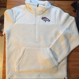 Denver Broncos Fleece Quarter Zip Top